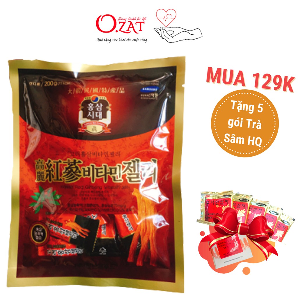 Kẹo sâm các loại Hàn Quốc 200g - 300g - 500g -tăng cường phục hồi sức khỏe