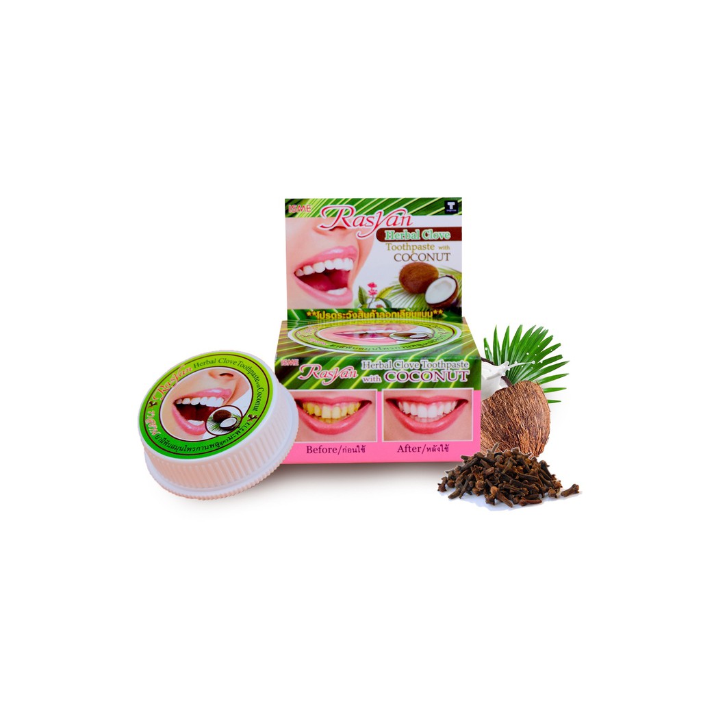 Kem Đánh Răng Dừa Rasyan 25gr