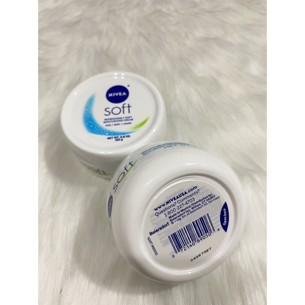 [HÀNG MỸ] KEM DƯỠNG ẨM NIVEA SOFT 192g
