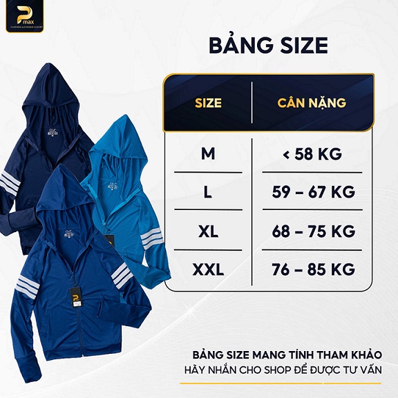 Áo chống nắng nam nữ PMAX dáng unisex 1 lớp ngăn tia UV bụi mịn thoáng mát trẻ trung (5 màu)