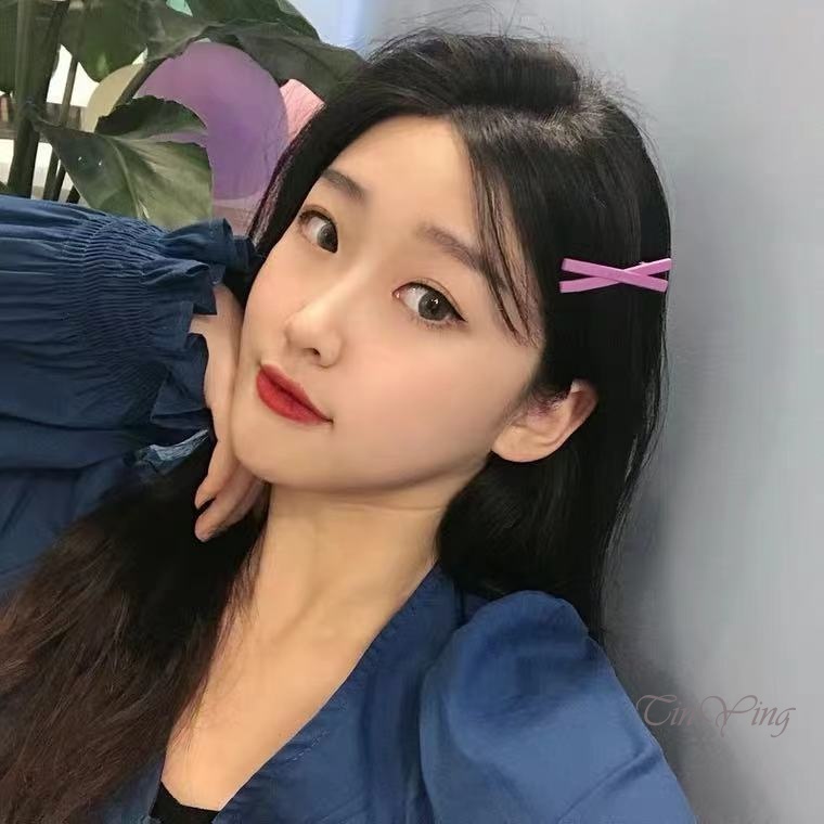GETNOIVAS Kẹp Tóc Màu Trơn Đơn Giản Thời Trang Cho Nữ