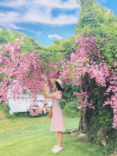 Váy caro vintage bánh bèo 💗