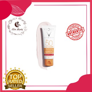 Kem Chống Nắng VICHY Capital Soleil Anti-age 3in1 50ml SPF50 chống lão hóa (vạch nâu)