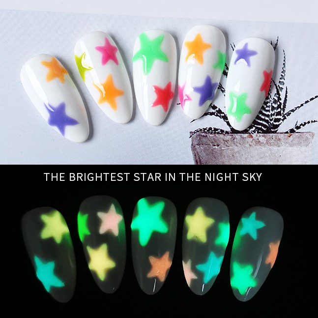 Sơn gel AS sơn móng tay gel sơn nail dùng máy hơ gel tone màu dạ quang phát sáng NAIL SUZY mã YT 15ml