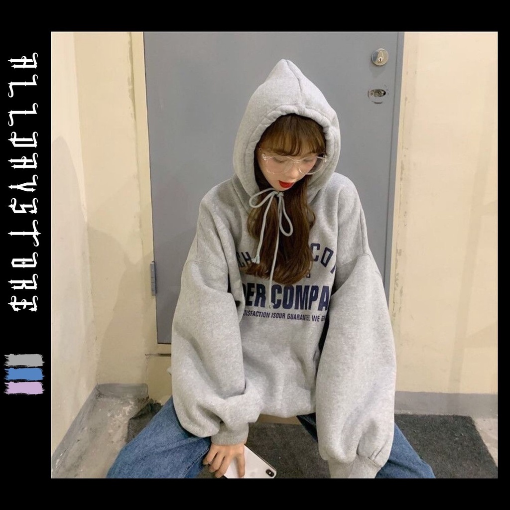 Áo khoác nỉ hoodie COMPANY,áo nỉ form rộng Hàn Quốc
