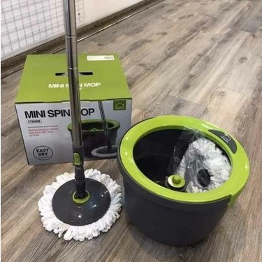 Cây Lau Nhà Xoay Tay Mini Spin Mop Lock and Lock, Cây lau nhà cao cấp