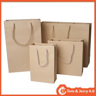 [Rẻ Vô Địch] Set 10 Túi giấy Kraft trơn không in, loại to 35 x 25 x 8  chuyên dùng đi chợ, đựng hộp giày dép_TAJ4.0
