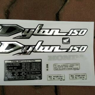 Tem xe dylan 150 chư nổi