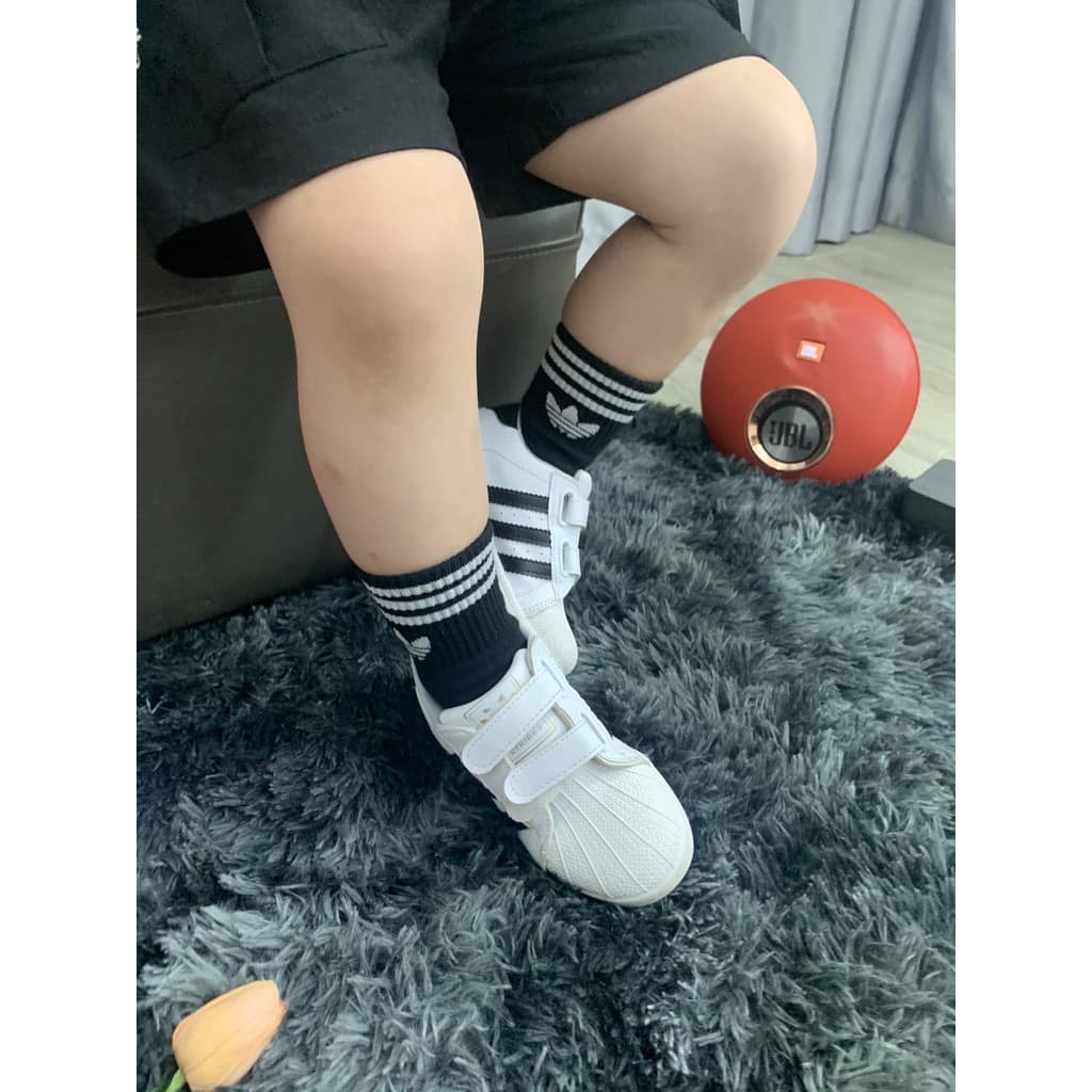 Tất nike, adidas, NY thể thao cổ cao cho bé