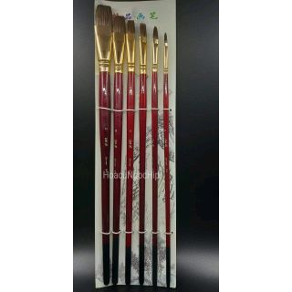 Set 6 cọ vẽ sơn dầu, sơn acrylic