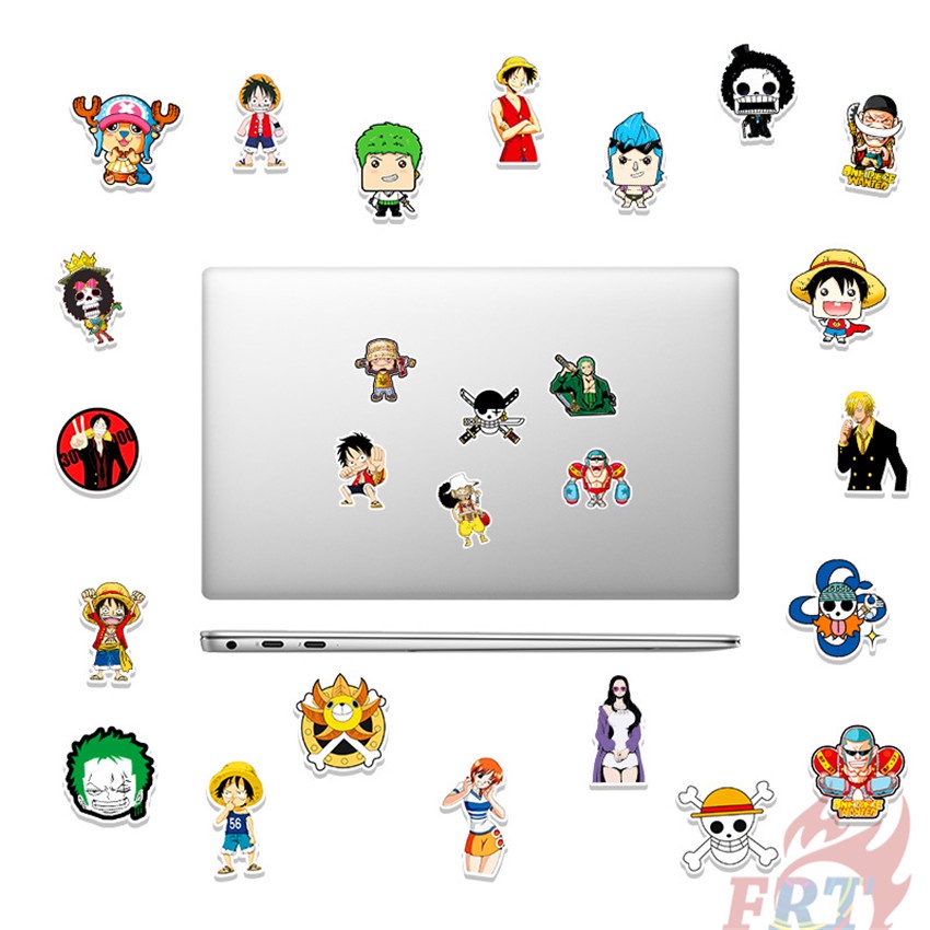 ❉ One Piece Series 04 Stickers ❉ 50Pcs/Set Anime DIY Fashion Waterproof  Mixed Luggage Laptop Skateboard Doodle Decals Stickers