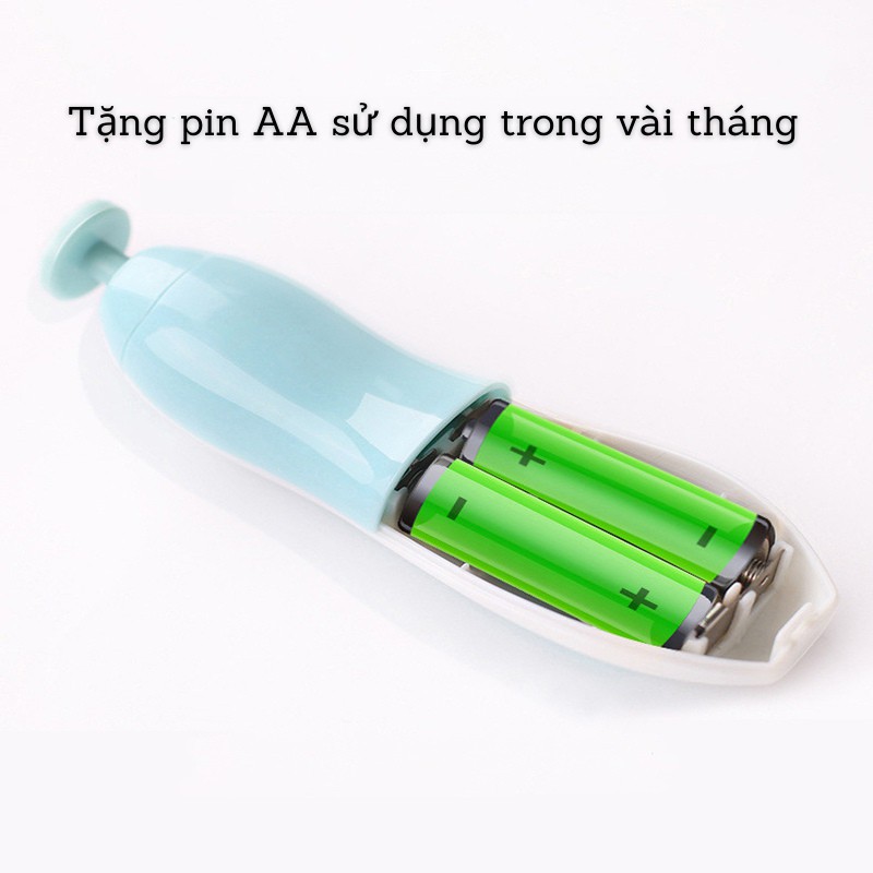 Bộ cắt móng tay cho bé, máy bấm điện đa năng tiện dụng, 6 chức năng an toàn tuyệt đối