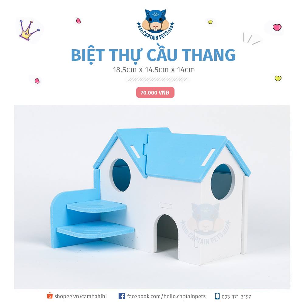 Đồ chơi Acrylic sắc màu cho Hamster