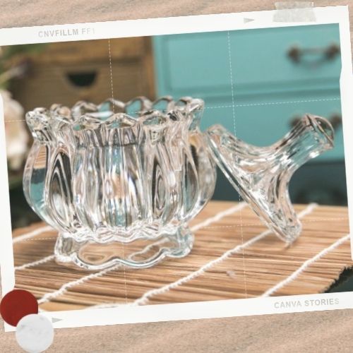 Hủ Thủy Tinh Đựng Mức Và Bánh Kẹo dễ thương - Hàng Có Sẵn Tại Shop
