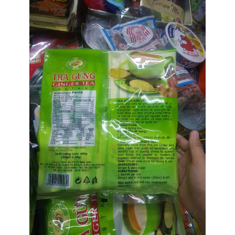 ☕Trà Gừng Hòa Tan Supper (400g/20 gói)