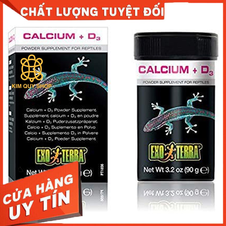 Bột Canxi + D3 Exo Terra dùng cho bò sát 90gr