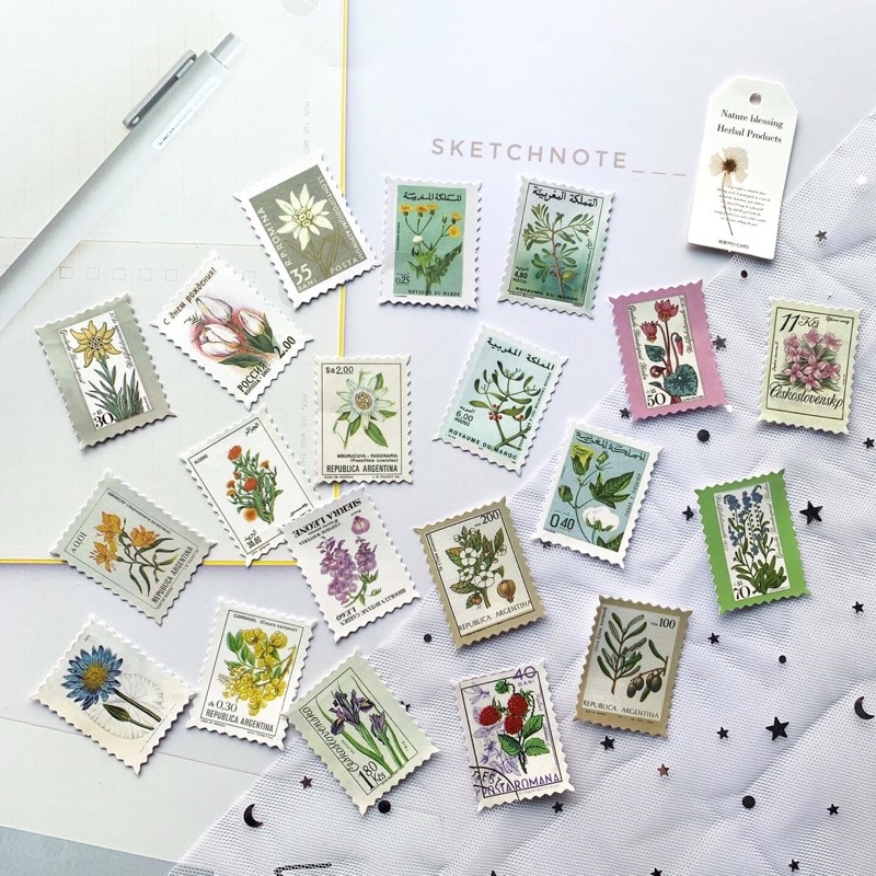 Sticker stamp vintage ST075