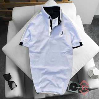 Áo Thun Nam Tay Ngắn Polo Có Cổ AT21 Họa Tiết Bông Lúa 1985 Cao Cấp