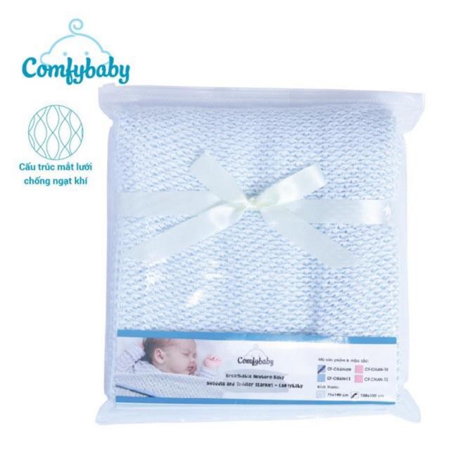 MADE IN THAILAND Chăn lưới thoáng khí chống ngạt kiêm quấn ủ kén, trùm xe đẩy cho bé Comfybaby  0319-CF CHĂN HÈ CHO BÉ