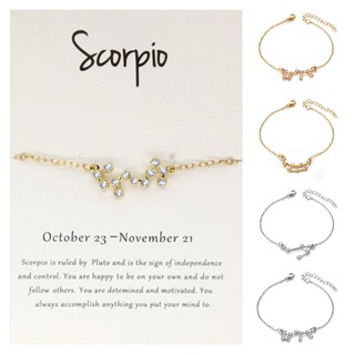 Vòng tay cung hoàng đạo chất liệu hợp kim