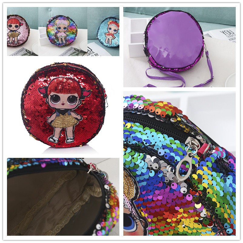 Túi đeo chéo đính kim sa lấp lánh