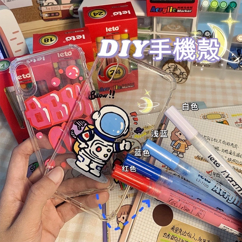 Set 60 Bút Lông Acrylic 1mm LT1105 Dùng Đánh Dấu Sổ Tay / Vẽ Tranh