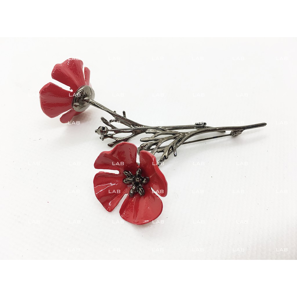 Pin cài áo - Poppy (chiếc) #0209
