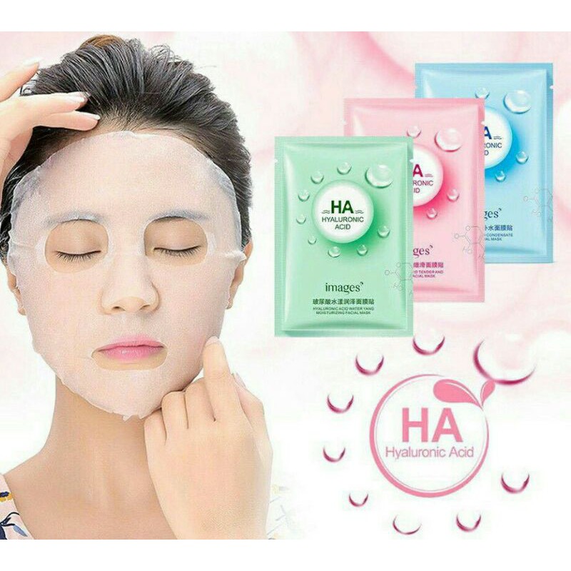 MẶT NẠ GIẤY HA CẤP ẨM, LÀM MỀM, MỊN DA