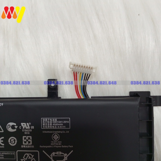 Pin Laptop ASUS  X553 X553M X553MA X553SA / Asus X453M X453S X453MA X453SA X453 b21n1329 NEW. Bảo hành toàn quốc 1 đổi 1