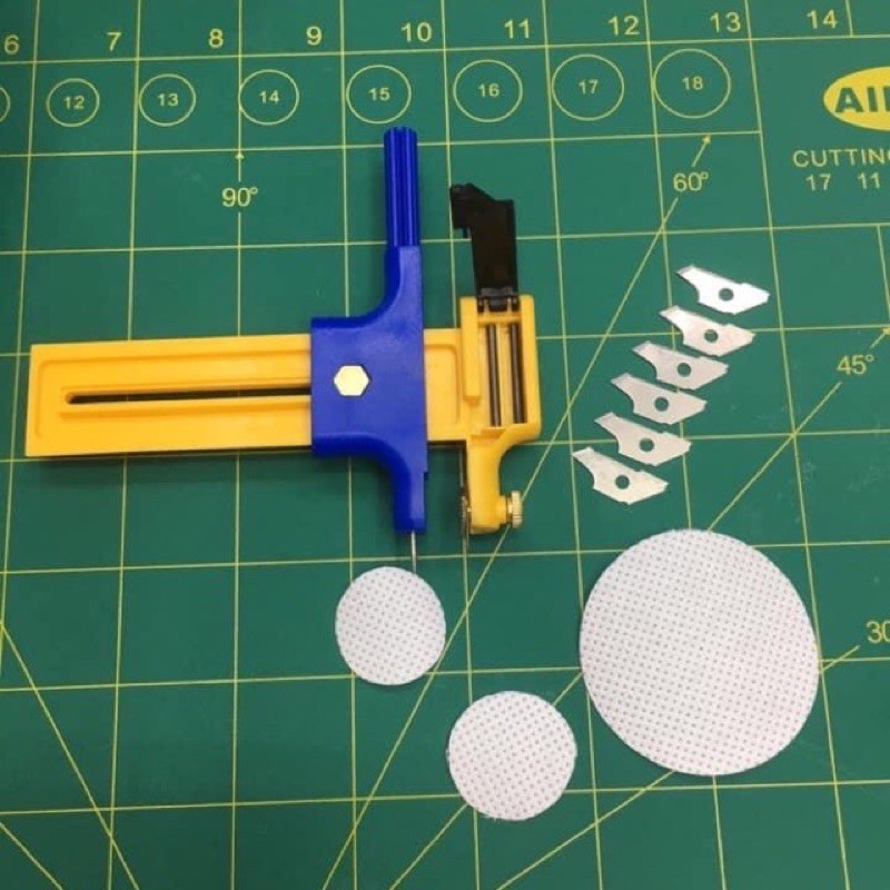 comba vẻ lên vải len mika bao tròn