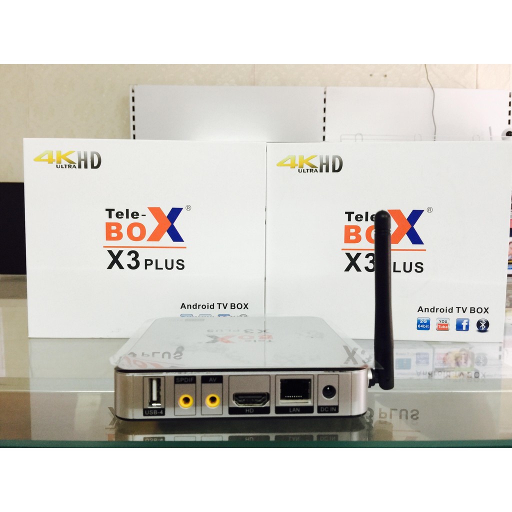 [free] Smart Box TeleBOX X3 Plus + Chuột không dây cao cấp