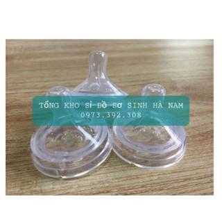 Núm Ty Silicon Thay Thế Bình Bình Sữa Cổ Rộng