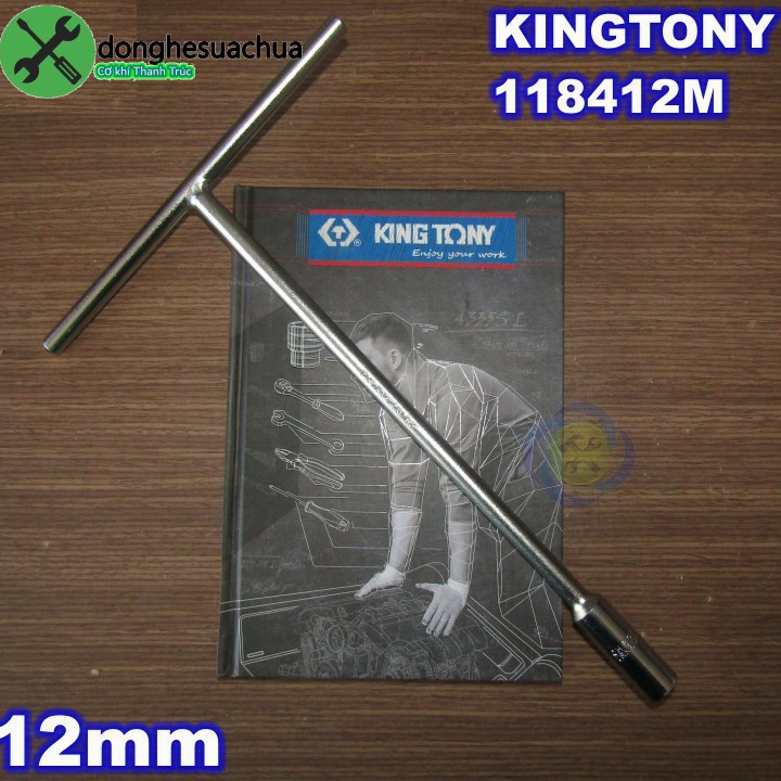 Tay tuýp chữ T đầu 12mm Kingtony 118412M loại dài 300mm