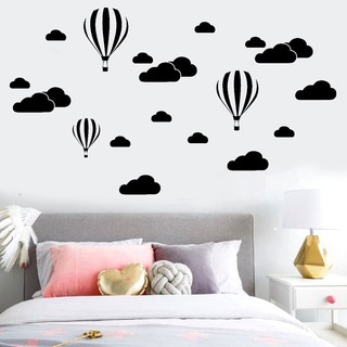 Decal dán tường hình khinh khí cầu
