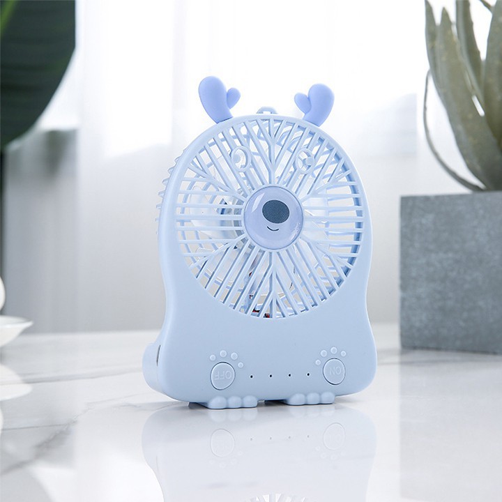 Quạt sạc cầm tay mini 3 tốc độ Small Fan đáng yêu