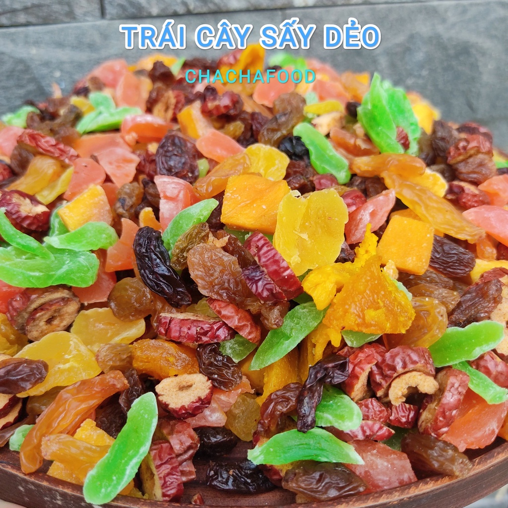 LON PET - Trái Cây Sấy Dẻo Viên Mix 10 Vị