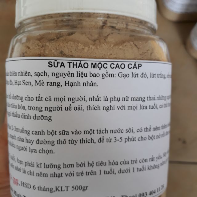 Sữa thảo mộc cao cấp(500gr)
