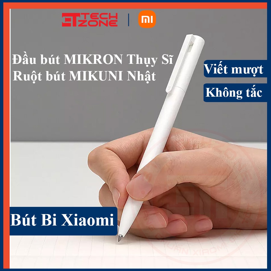 Bút bi Xiaomi cao cấp Mi Gel Pen - Viết mượt mà không tắc mực - không dễ nhòe mực khi tiếp xúc với nước [ Mực đen ]