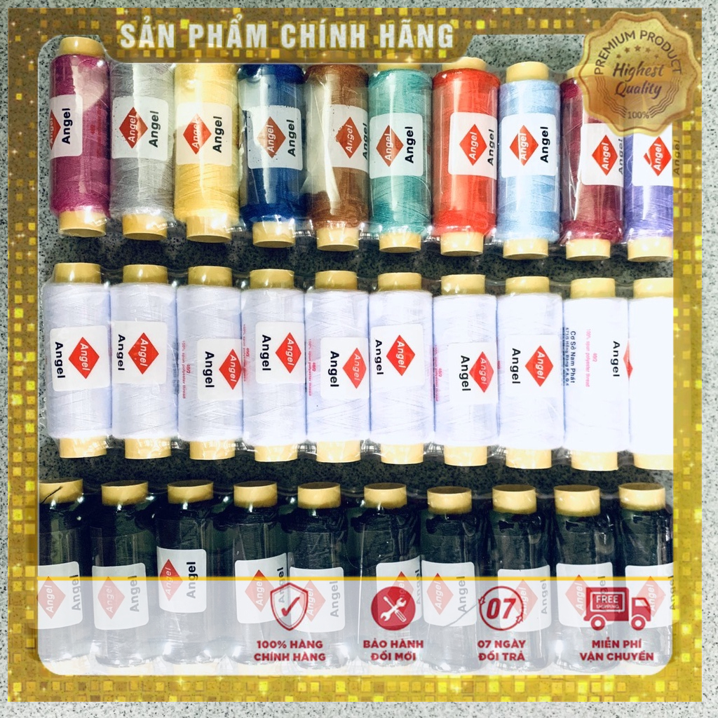 Chỉ may angel lốc 10 cuộn nhỏ