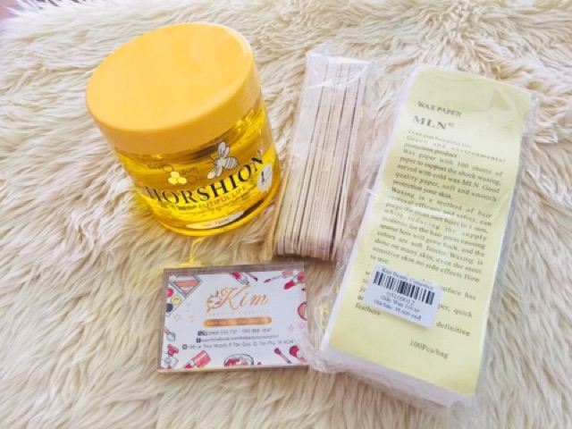 Gel wax lông Horshion Mỡ trăn Veo Kèm Que Giấy | BigBuy360 - bigbuy360.vn