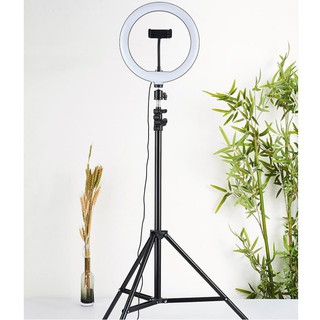 Đèn livestream đủ size chân 2m1 hỗ trợ make up, chụp ảnh, nhiều chế độ sáng