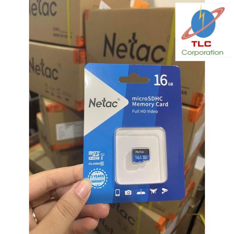 Thẻ nhớ micro sd Netac 16GB U1 Class10 | BH 3 Năm