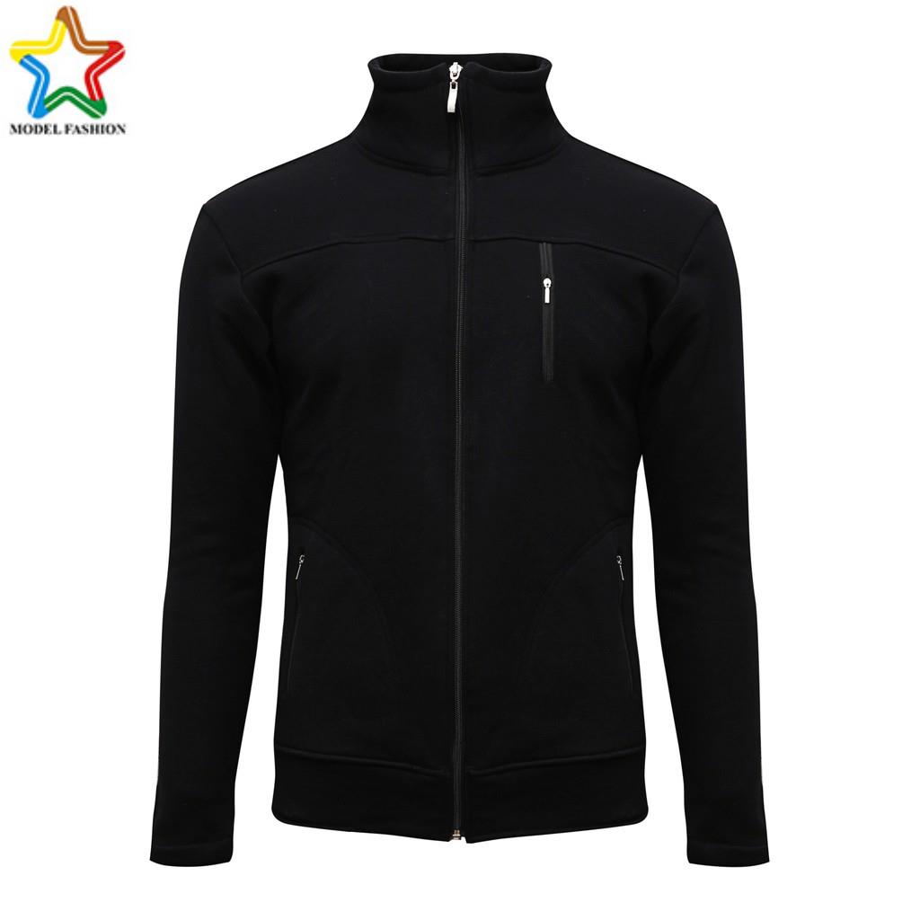 Áo khoác nỉ nam cao cấp Model-fashion ni003 (đen,xanh) ❤️FREESHIP❤️