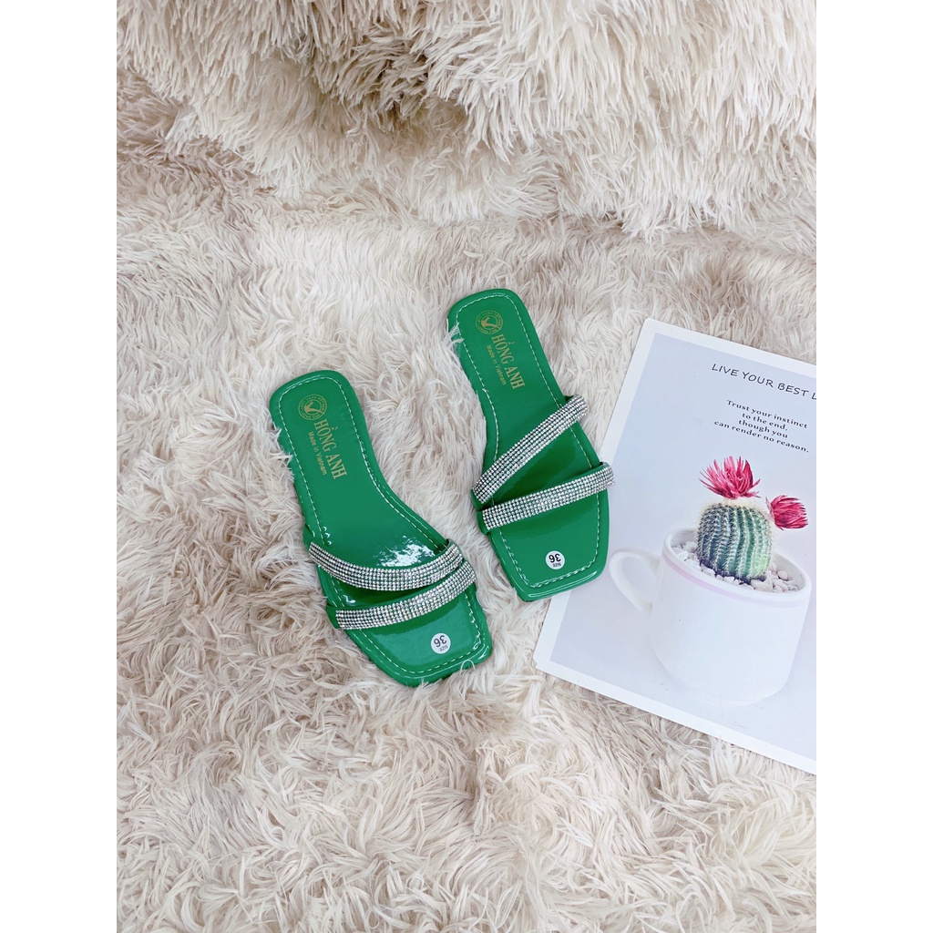 XẢ KHO (S40) Dép lê nữ quai đá chéo (Mã D.294)