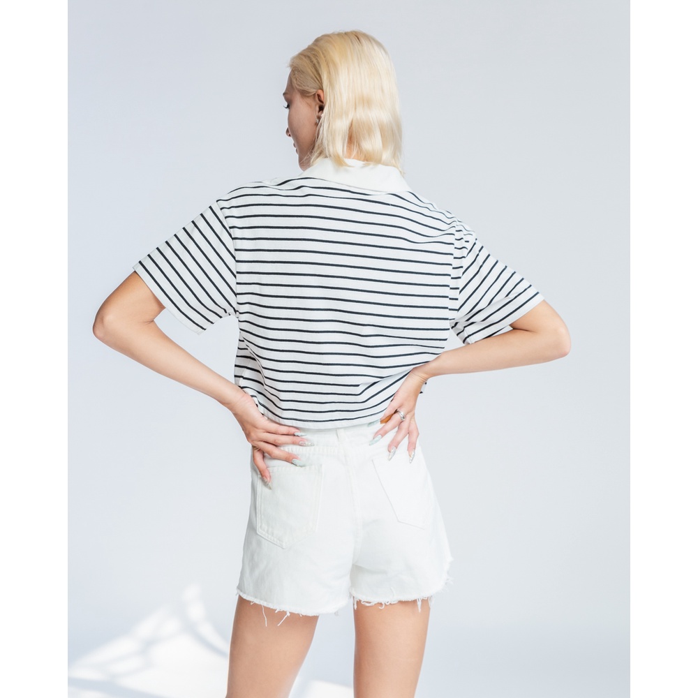 Áo thun nữ croptop tay ngắn J-P Fashion 10207219