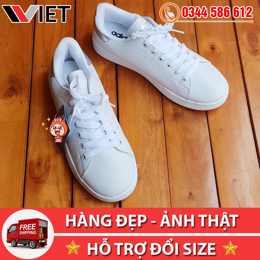 [MIỄN PHÍ SHIP TOÀN QUỐC] Giày Thể Thao Stan Smith Gót Bạc Giá Sale