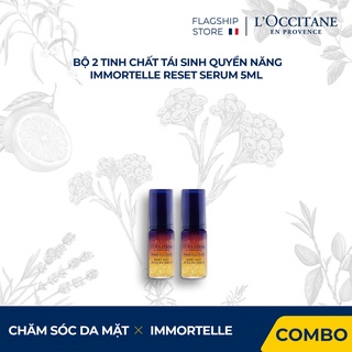 Bộ Tinh Chất Tái Sinh Quyền Năng L'Occitane Immortelle Reset Serum 5ML