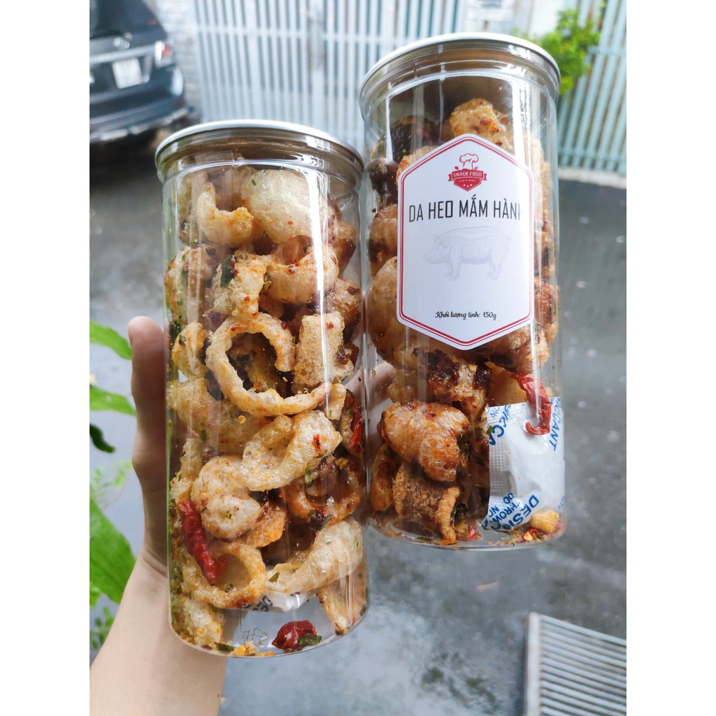 DA HEO MẮM HÀNH, hủ pet 150gr, Đồ ăn vặt Snack Food