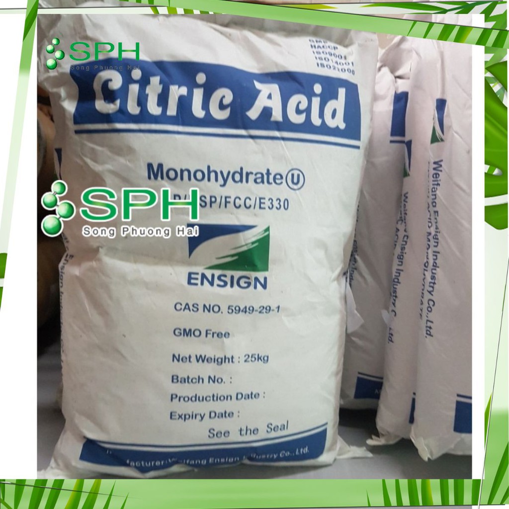 Bột chanh acid citric 1kg HSD 07/2023