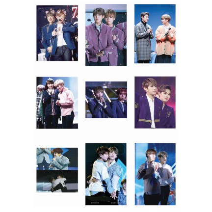 LOMO CARD 45 ảnh WANNA ONE - CHAMWINK - WOOJIN + JIHOON